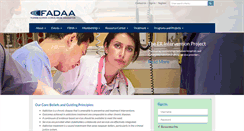 Desktop Screenshot of fadaa.org